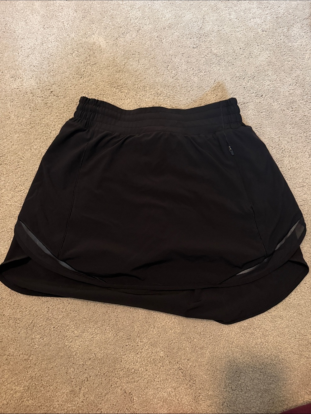 lululemon athletica Black Athletic Skort